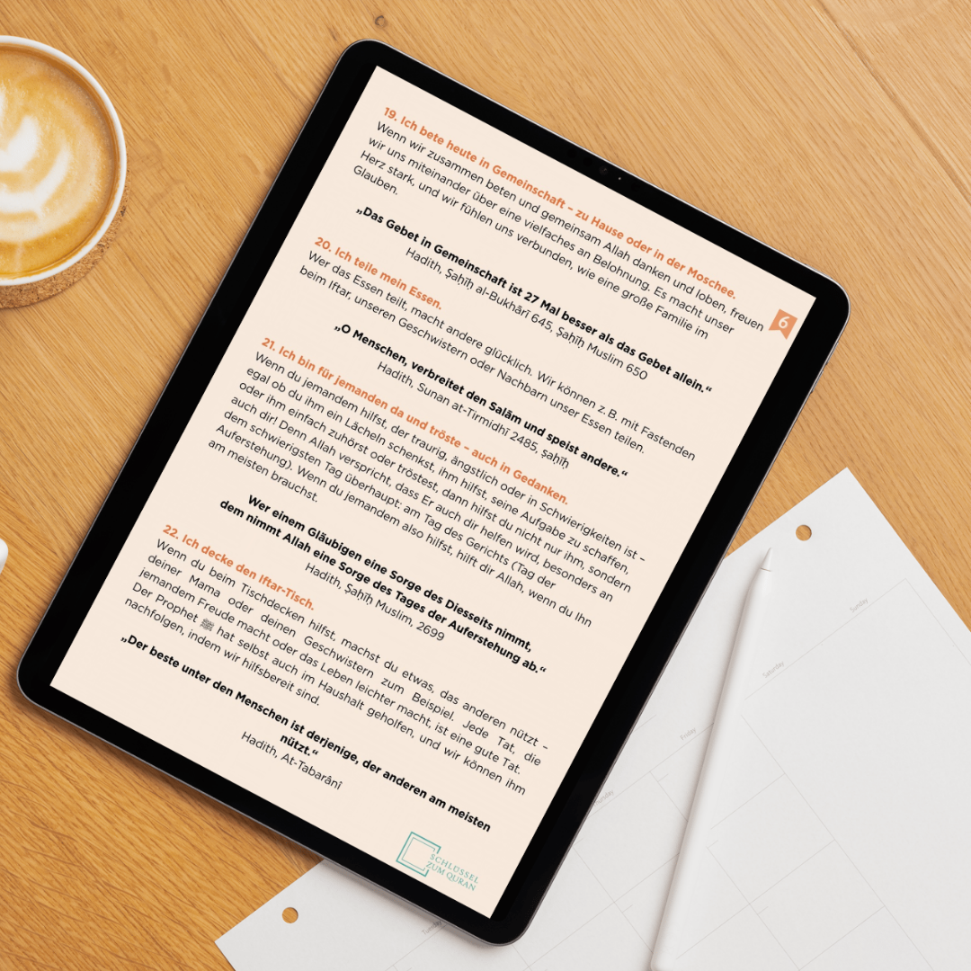 Eltern Begleitheft zum Poster "Mein gute Taten Kalender" – Bild 2